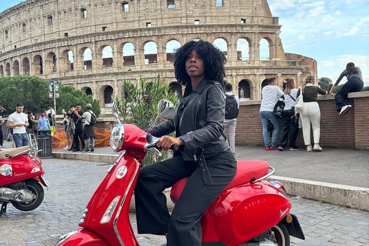 The Vespa tour in Rome