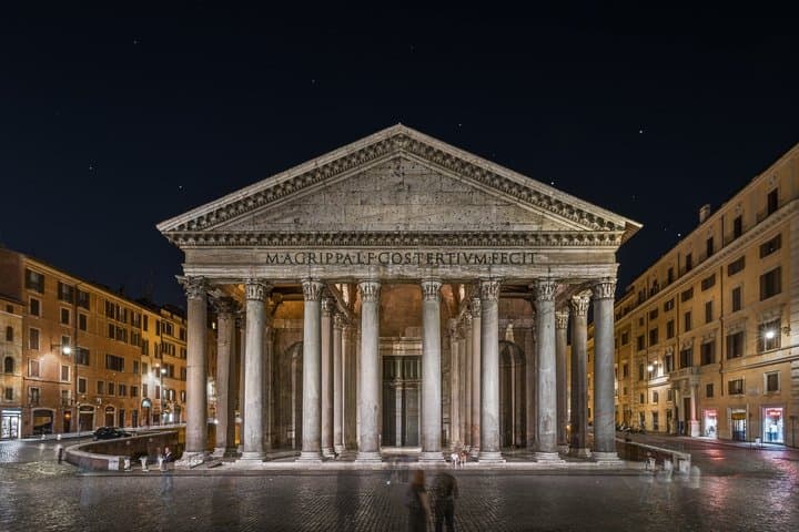 Rome by night St. Peter, Colosseum, Trevi Fountain and Pantheon