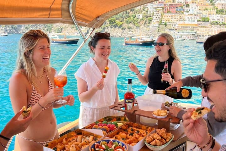 Capri All Inclusive Semi-Private Boat Tour with City Visit