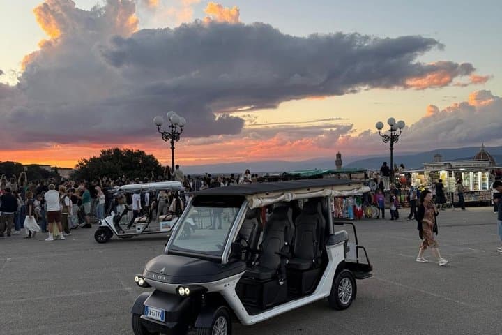 Florence: Private Tour in Classic Golf Cart 1h or Panoramic 1h30