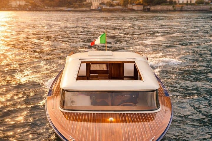 Shared Cruise on Classic Wooden Boat on Lake Como