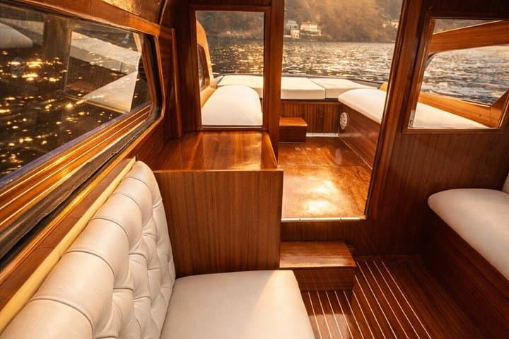 Shared Cruise on Classic Wooden Boat on Lake Como