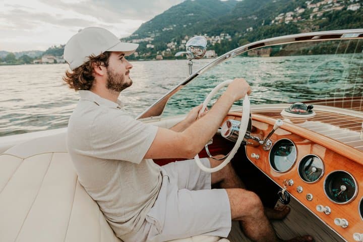 Private Lake Como Cruise on the 1969 Riva Olympic Elisabetta
