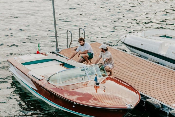 Private Lake Como Cruise on the 1969 Riva Olympic Elisabetta