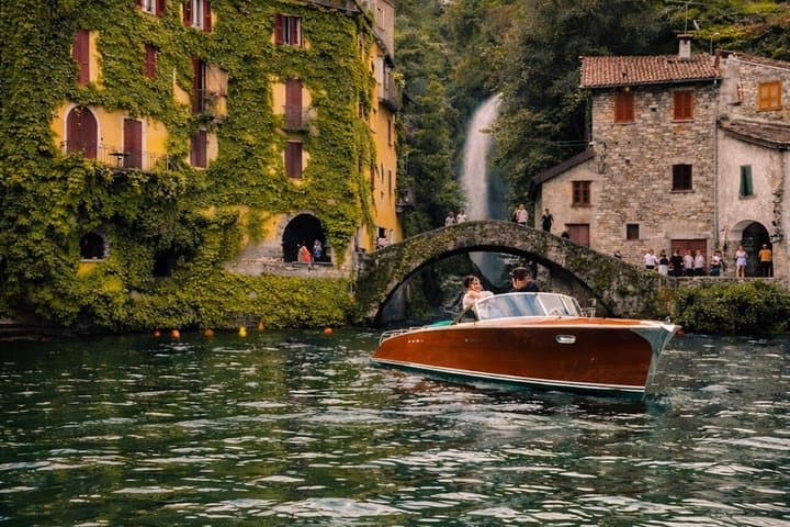 Shared Cruise on Classic Wooden Boat on Lake Como