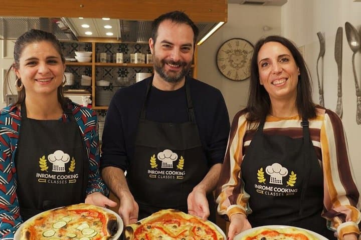 Pizza and Gelato Making Class in Rome