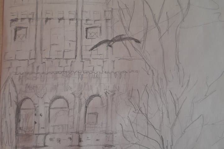 See the Colosseum Differently: Relax and Sketch