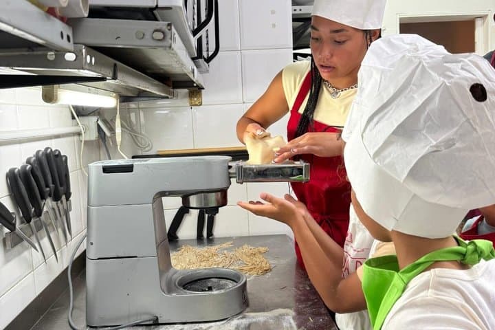 Sicilian Cannoli and pasta In the kitchen with chef Loredana