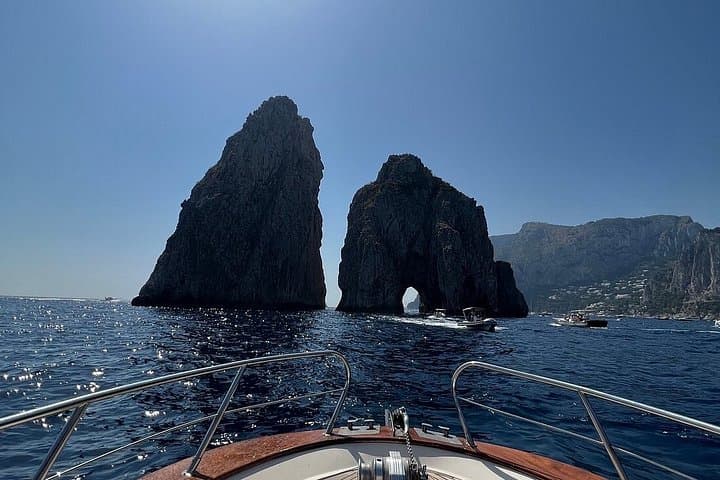 Capri Dolce Vita Wooden Gozzo Tour and Aperitivo - max 12 guests