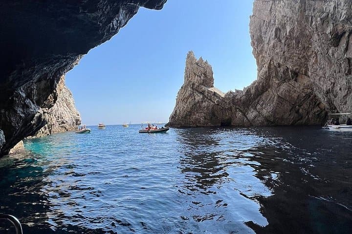 Capri Dolce Vita Wooden Gozzo Tour and Aperitivo - max 12 guests