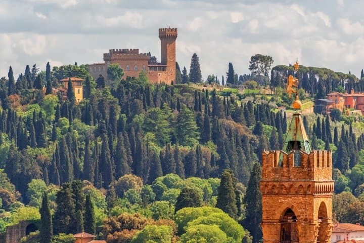 Small-Group Golf Cart Tour: Michelangelo & Florence Hills