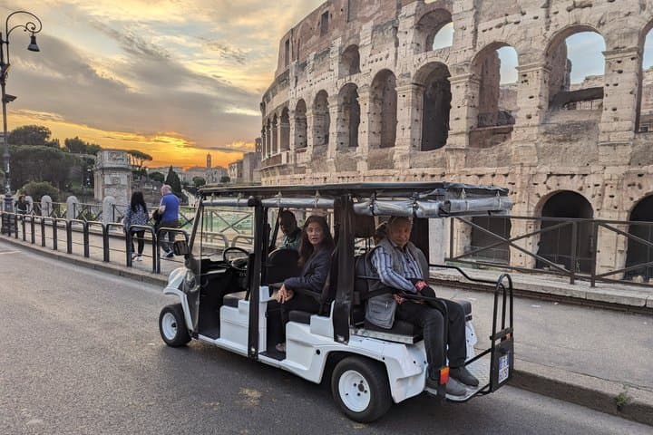 Rome Christian Pilgrimage Tour by Golf Cart Churches and Relics