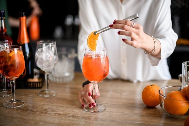 Make fresh pasta and Venetian Spritz Behind St.Mark Square