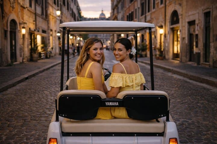 Rome Highlights Tour by Electric Golf Cart & E-Tuk