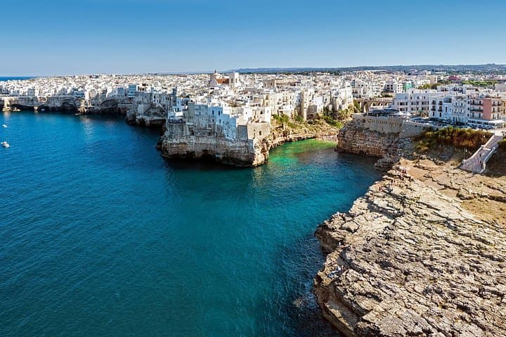 Day Trip to Alberobello Monopoli and Polignano a Mare from Bari