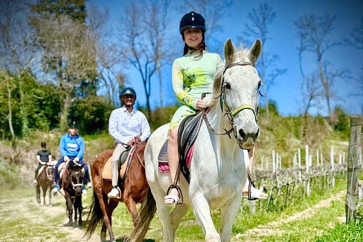 Horseback Ride, visit S.Gimignano, Lunch wine Tasting &much more