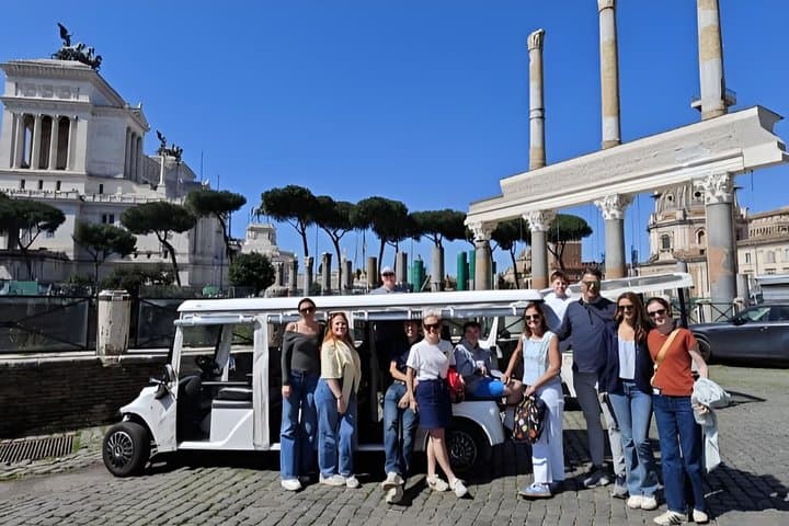 Panoramic Golf Cart Tour with Pick-Up & Rooftop Reservation