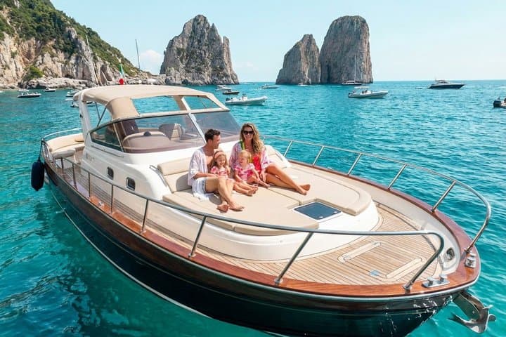 Naples Escape Capri and Blue Grotto All Inclusive Boat Experience