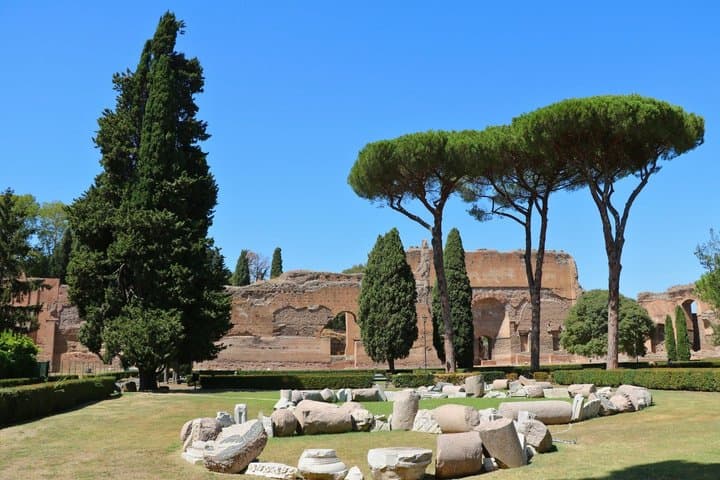 Rome Baths of Caracalla Entry Ticket with Audio Guide