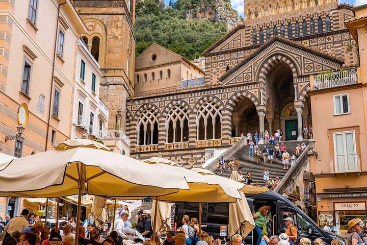 Shared Amalfi Coast by Minivan 8 pax Land Tour from Sorrento