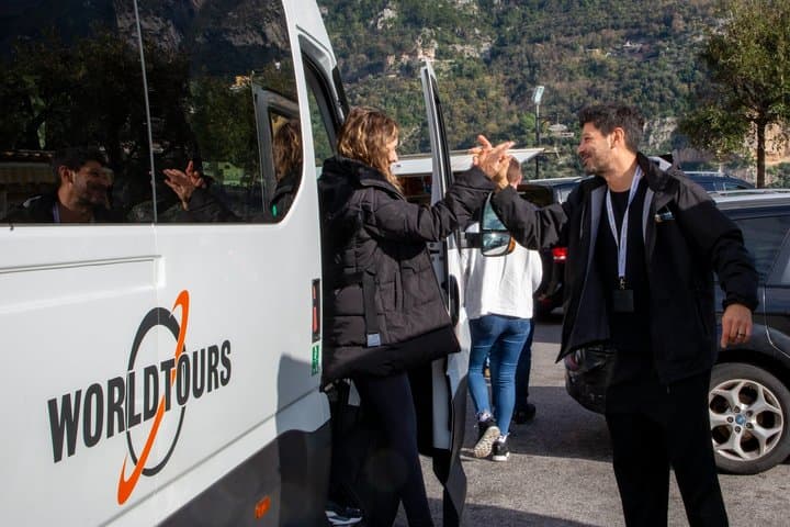 Sorrento, Positano & Amalfi Bus Tour & Boat from Naples
