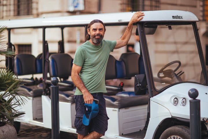 Rome on a Golf Cart Semi-Private Tour Max 6 with Private Option