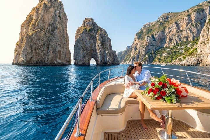 Naples Escape Capri and Blue Grotto All Inclusive Boat Experience