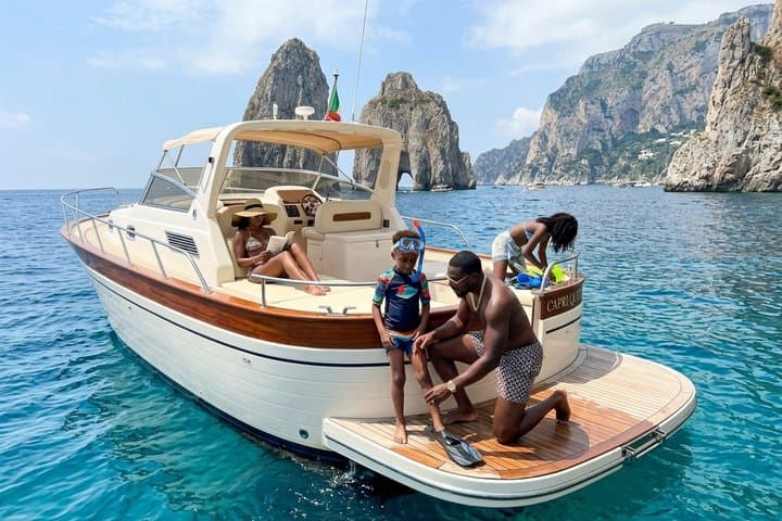 Naples Escape Capri and Blue Grotto All Inclusive Boat Experience