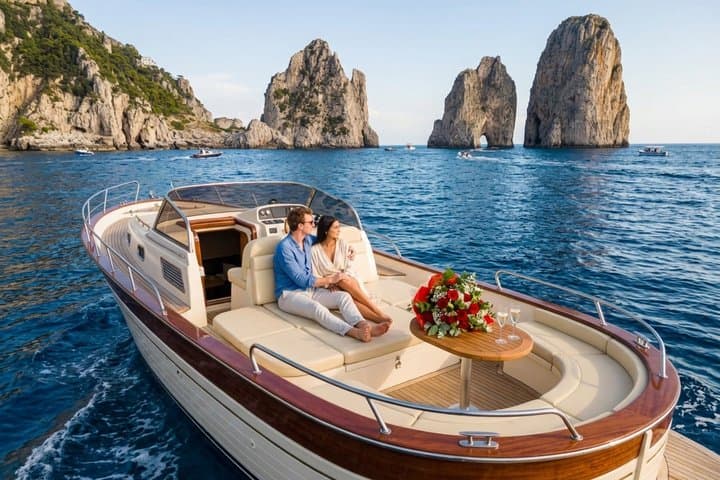 Capri Secret Corners by Boat Premium Tour with Local Captain