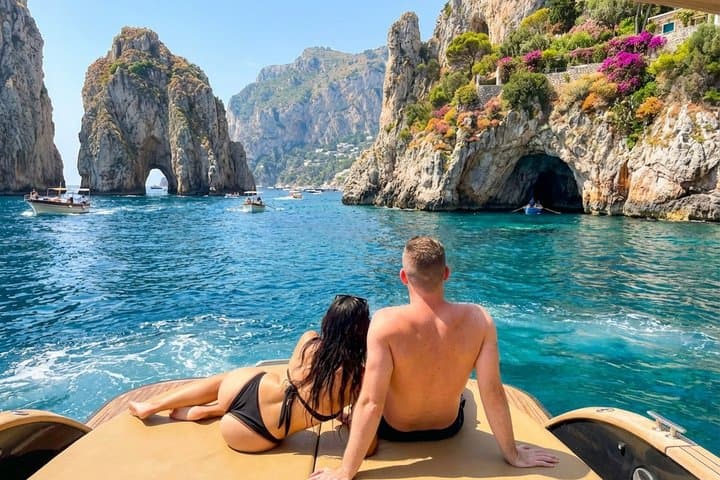 Capri Secret Corners by Boat Premium Tour with Local Captain
