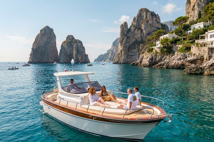 Capri Secret Corners by Boat Premium Tour with Local Captain