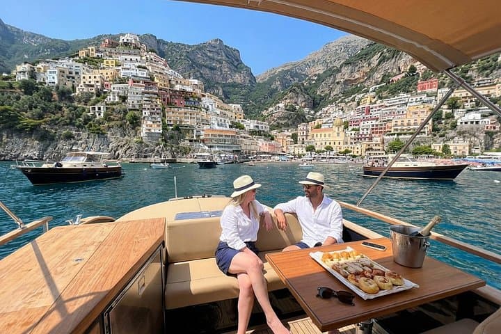 From Positano : Elite Capri Boat Day Free Bar, Brunch & City Walk
