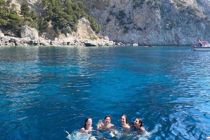 From Vico Equense Capri Island Boat Tour Experience