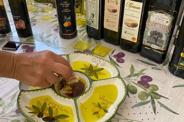Olive oil tasting in Sorrento