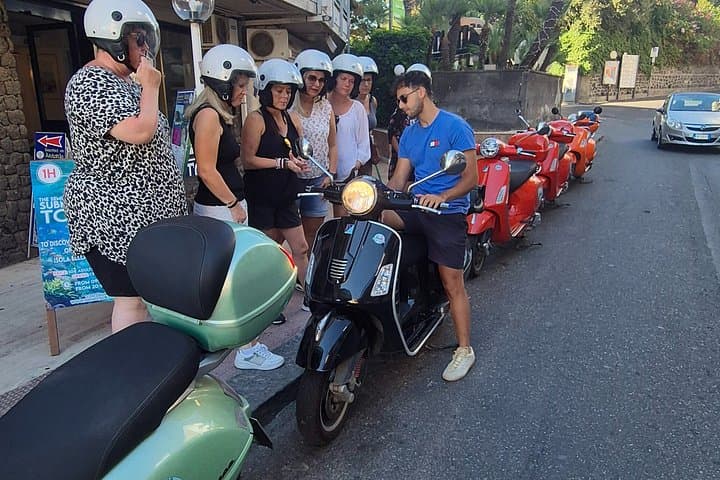 Taormina Vespa Tour Scenic Ride to Castelmola and White Lotus Sites