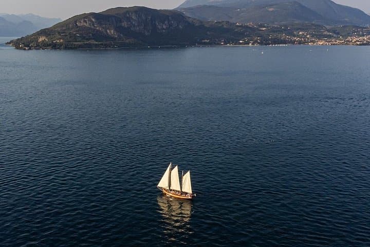 Sunset by Sailing Boat with Aperitif on Lake Garda