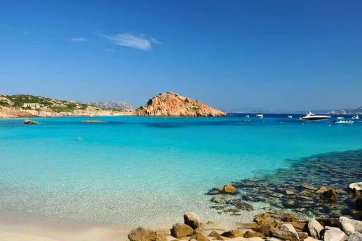 Baja Sardinia & Cannigione: boat tour to La Maddalena Archipelago