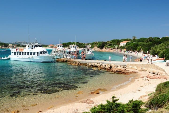 Baja Sardinia & Cannigione: boat tour to La Maddalena Archipelago