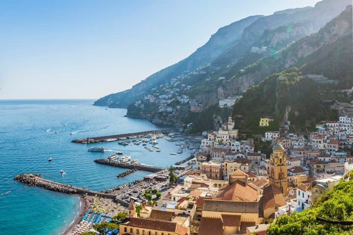 Amalfi Coast Tour by APE Calessino and BOAT