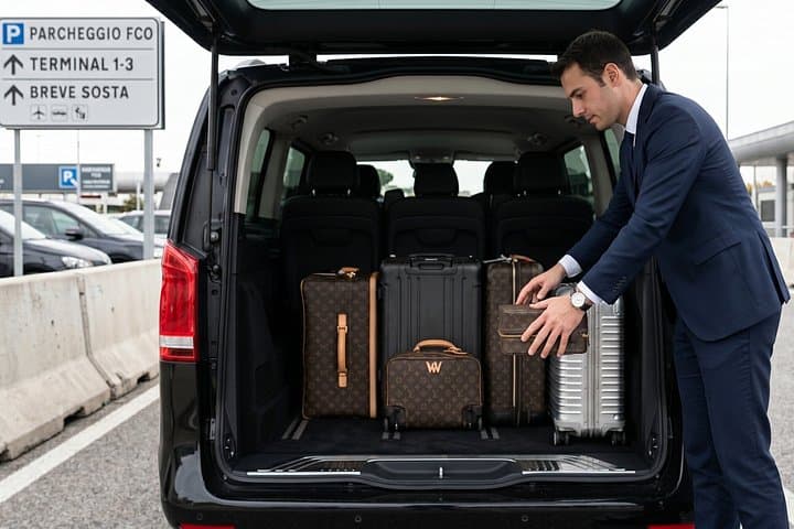 FCO Airport Private Transfer to/from Rome City or Civitavecchia