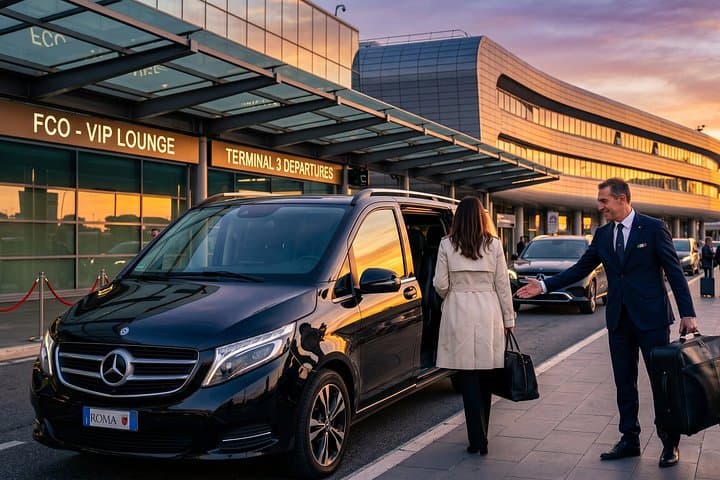 FCO Airport Private Transfer to/from Rome City or Civitavecchia