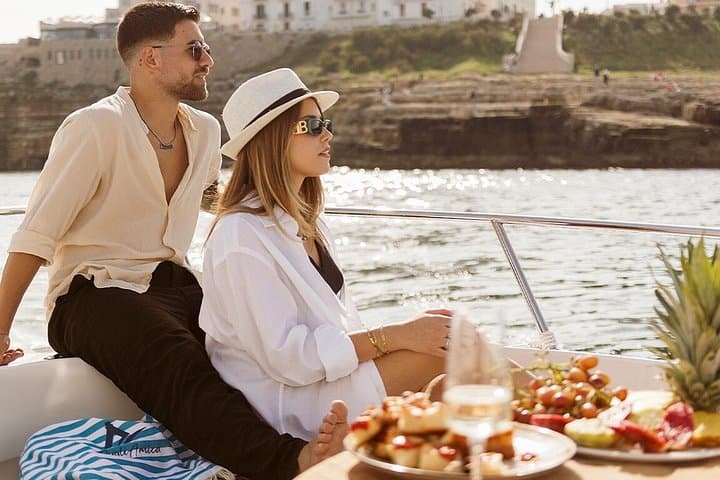 Polignano a Mare Scenic Boat Tour of the Caves with Aperitif