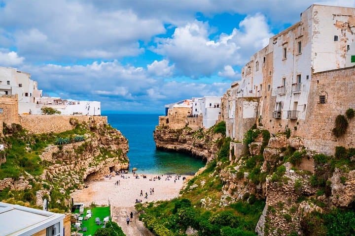 Polignano a Mare Scenic Boat Tour of the Caves with Aperitif