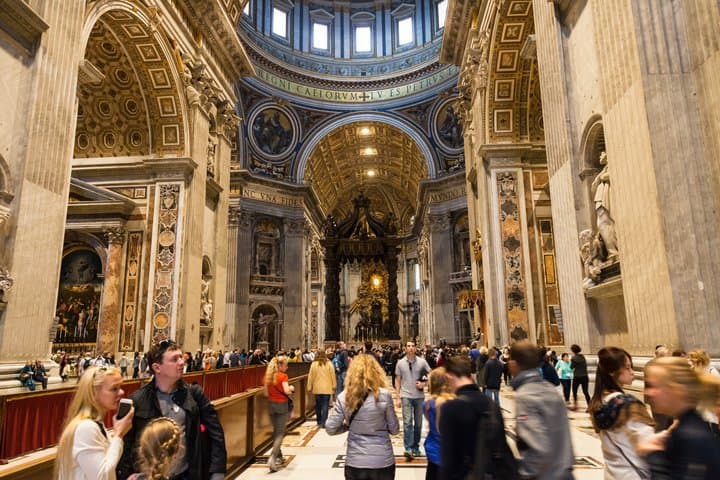 Skip the Line St Peters Basilica, Papal Tombs & Dome Guided Tour