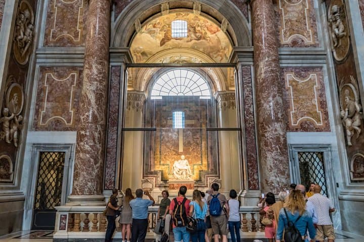 Skip the Line St Peters Basilica, Papal Tombs & Dome Guided Tour