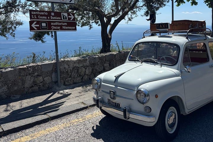 Fiat moretti Vintage convertible Photo Experience to Iconic Spots