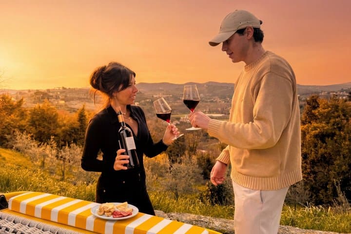 Florence Panoramic Tour in an Electric Fiat 500 Cabrio + Picnic
