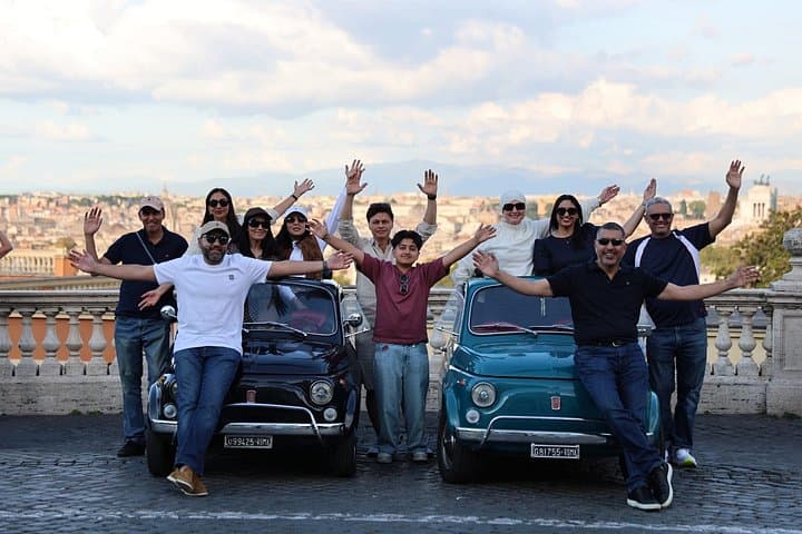 Fiat 500 Photography Tour in Rome by Classic Car