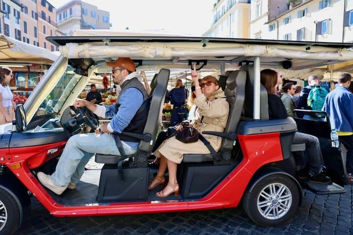 Rome by Golf Cart: Must-Sees in One Drive
