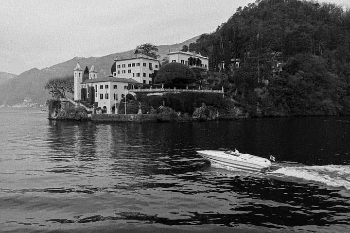 Lake Como Sunset Private Boat Tour Cruise with Aperitivo